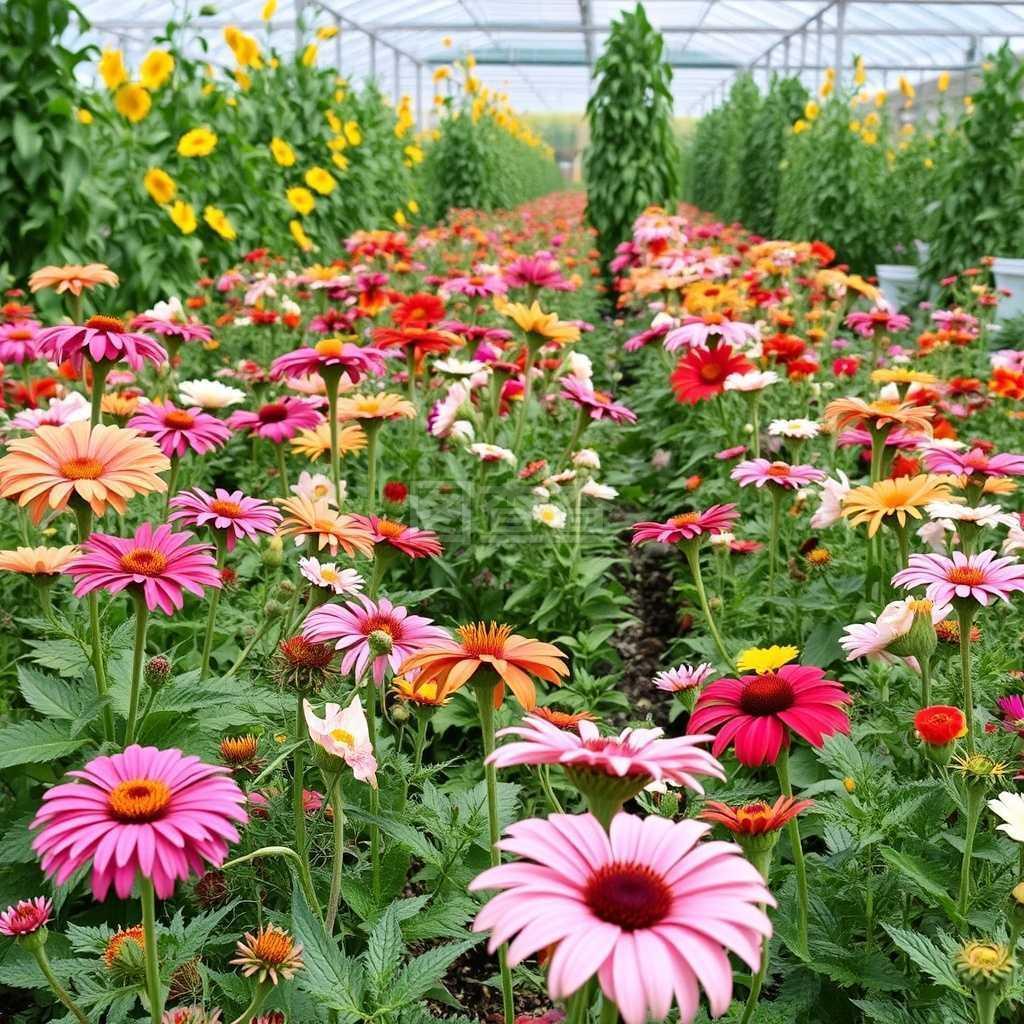 花卉与豆类共生 现代种植园的生态共赢模式